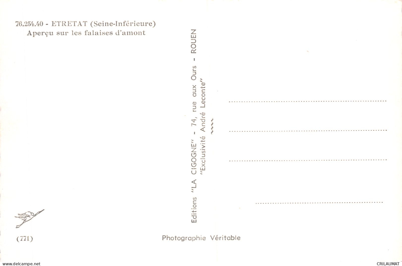 76-ETRETAT-N°T5075-H/0013 - Etretat