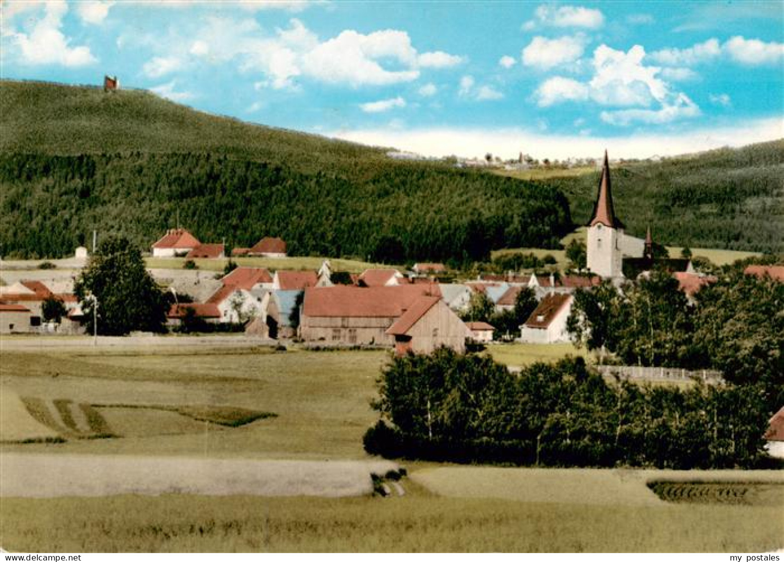 73888260 Waidhaus Oberpfalz Bayern Ortsansicht Kirche  - Autres & Non Classés