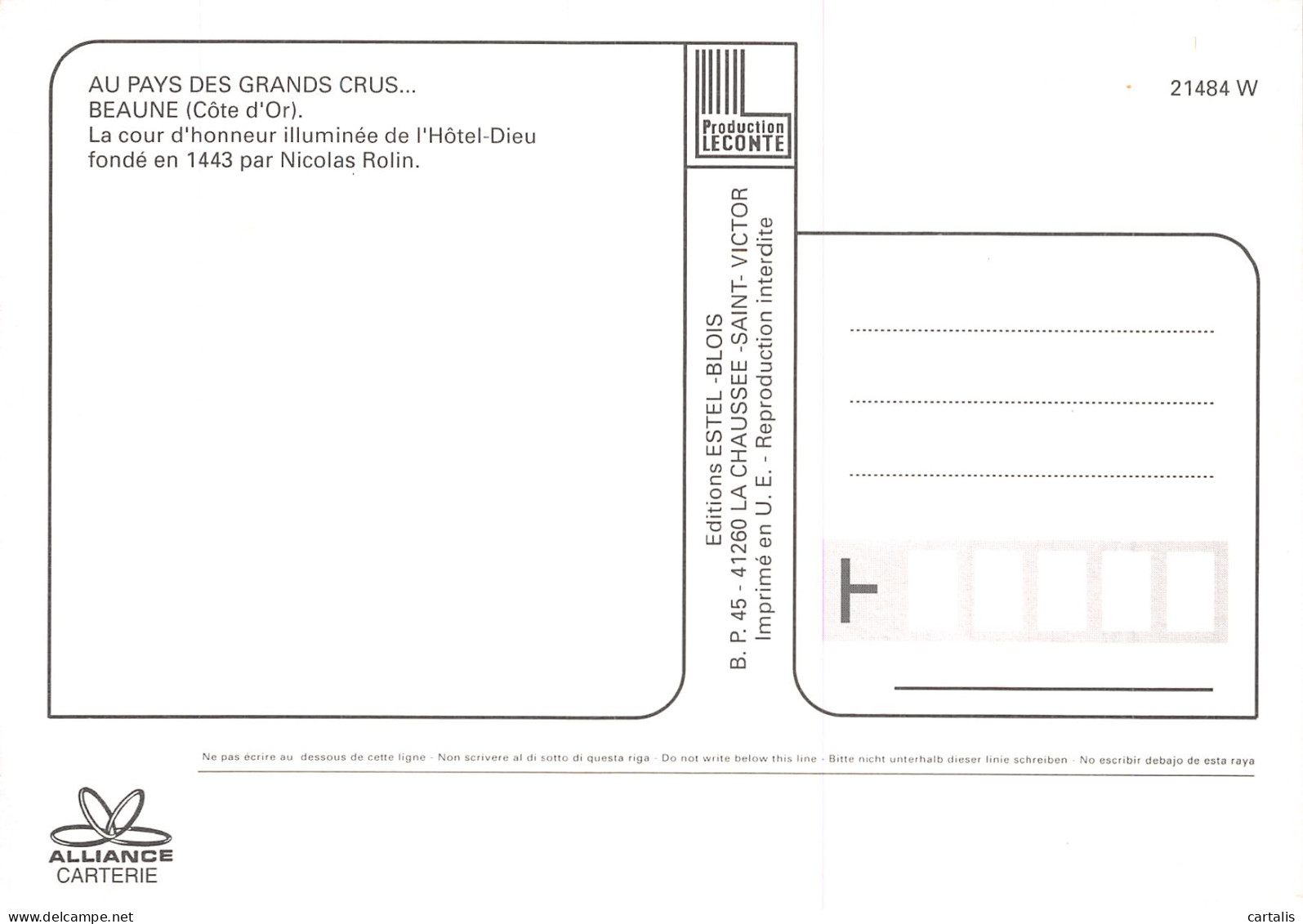 21-BEAUNE-N° 4400-B/0239 - Beaune