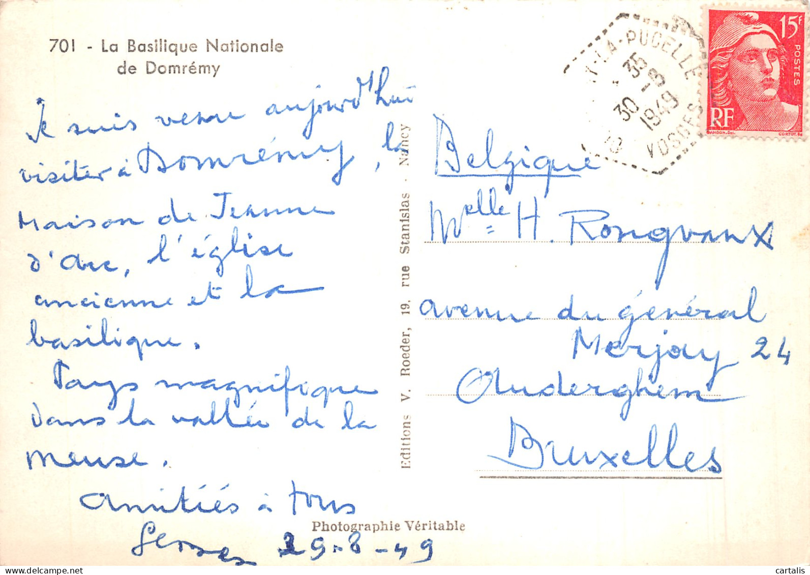 88-DOMREMY-N° 4400-A/0049 - Domremy La Pucelle