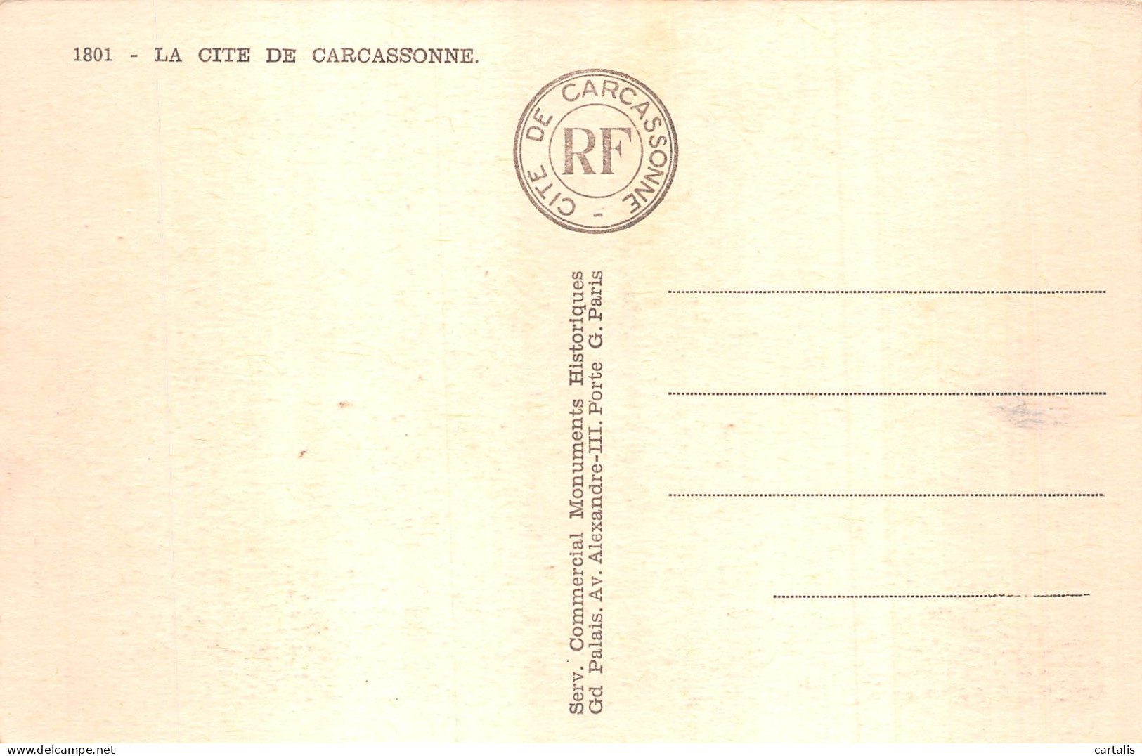 11-CARCASSONNE-N° 4400-E/0143 - Carcassonne