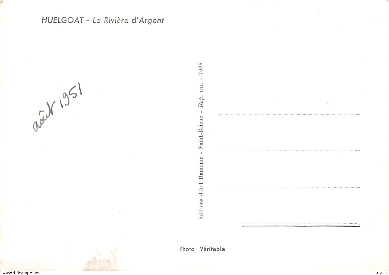 29-HUELGOAT LA RIVIERE D ARGENT-N° 4400-C/0319 - Huelgoat