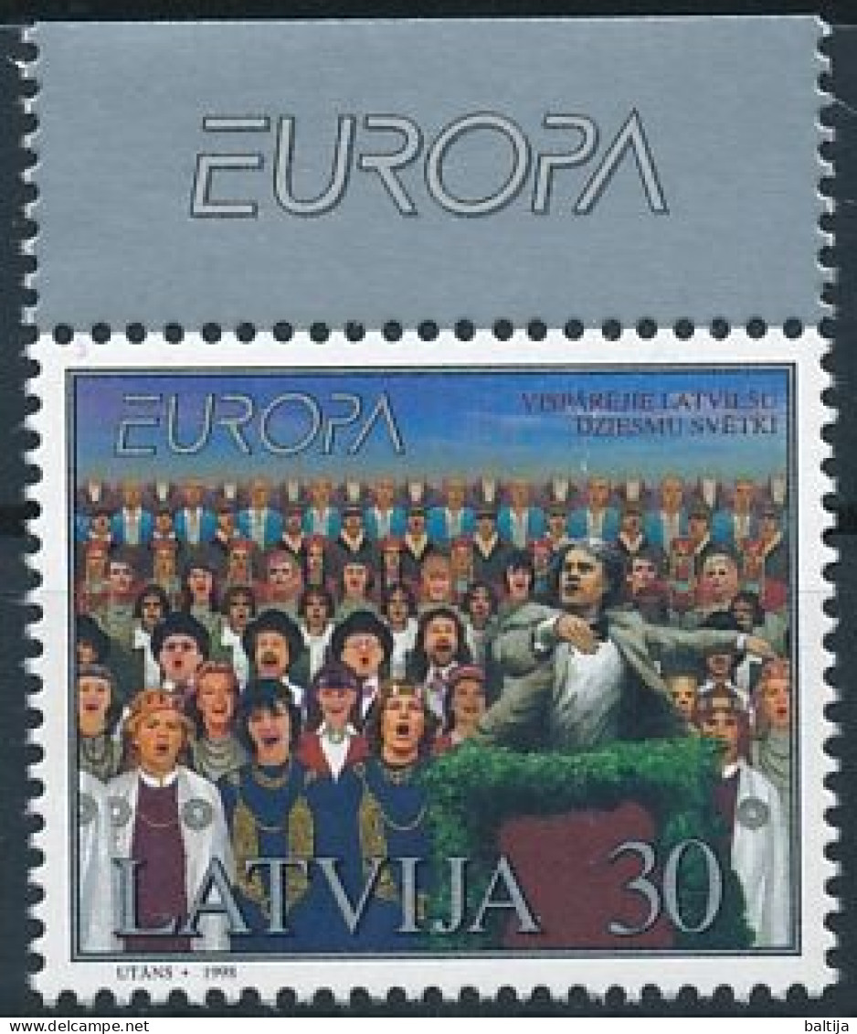 Mi 476 ** MNH / CEPT Europa, National Festivals And Holidays, Choir - Latvia