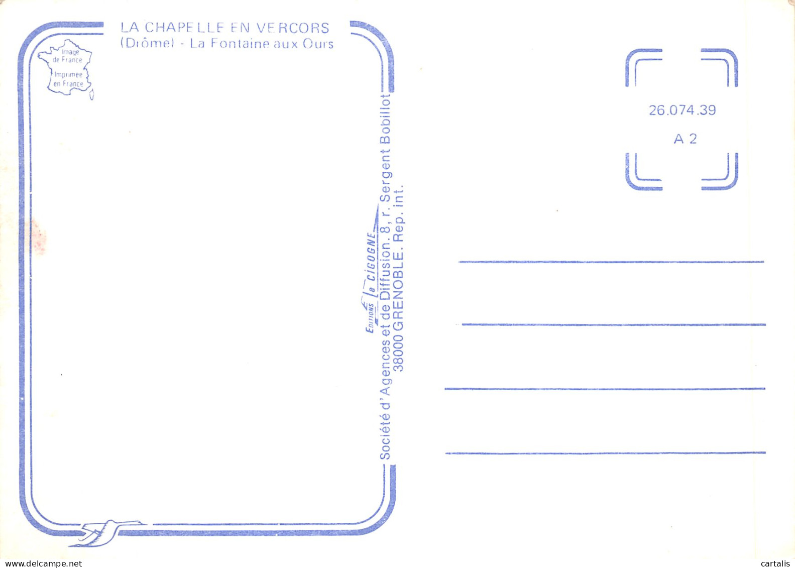 26-LA CHAPELLE EN VERCORS-N° 4401-B/0295 - Autres & Non Classés