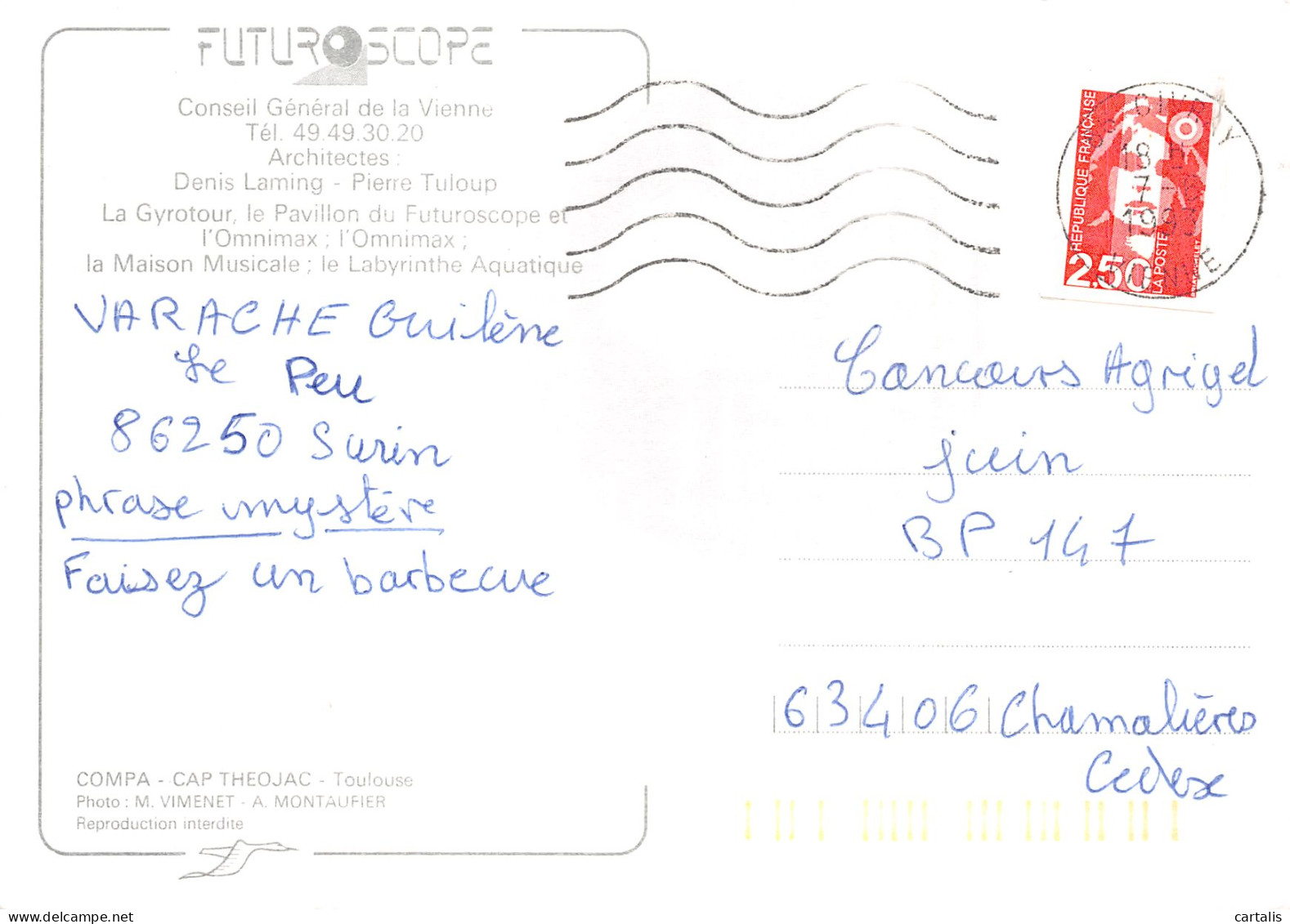 86-POITIERS FUTUROSCOPE-N° 4401-A/0101 - Poitiers