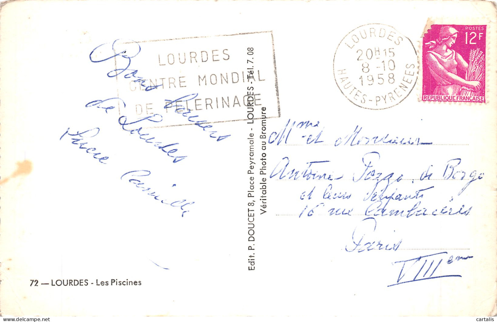 65-LOURDES-N° 4401-E/0233 - Lourdes