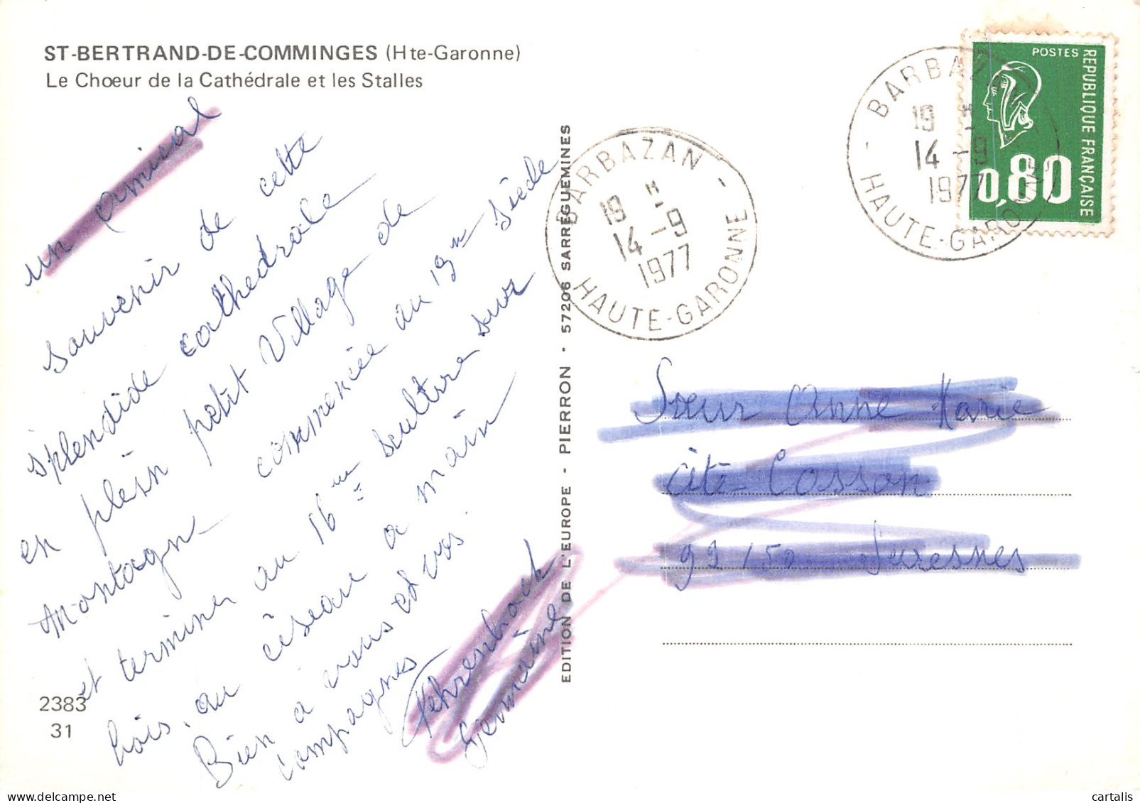 31-SAINT BERTRAND DE COMMINGES-N° 4401-D/0323 - Saint Bertrand De Comminges