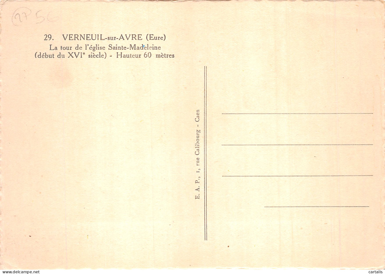 27-VERNEUIL SUR AVRE-N° 4402-C/0243 - Verneuil-sur-Avre