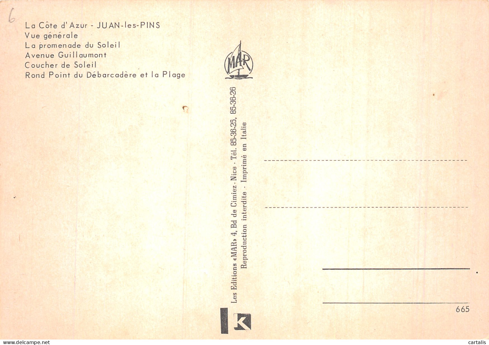 06-JUAN LES PINS-N° 4402-B/0293 - Juan-les-Pins