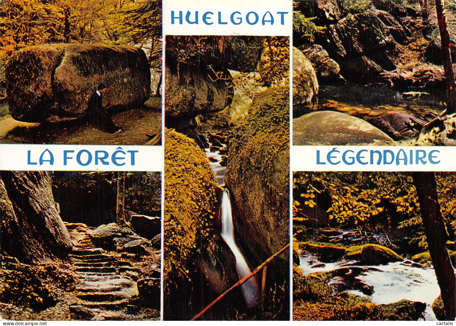 29-HUELGOAT LA FORET LEGENDAIRE-N° 4402-B/0253 - Huelgoat