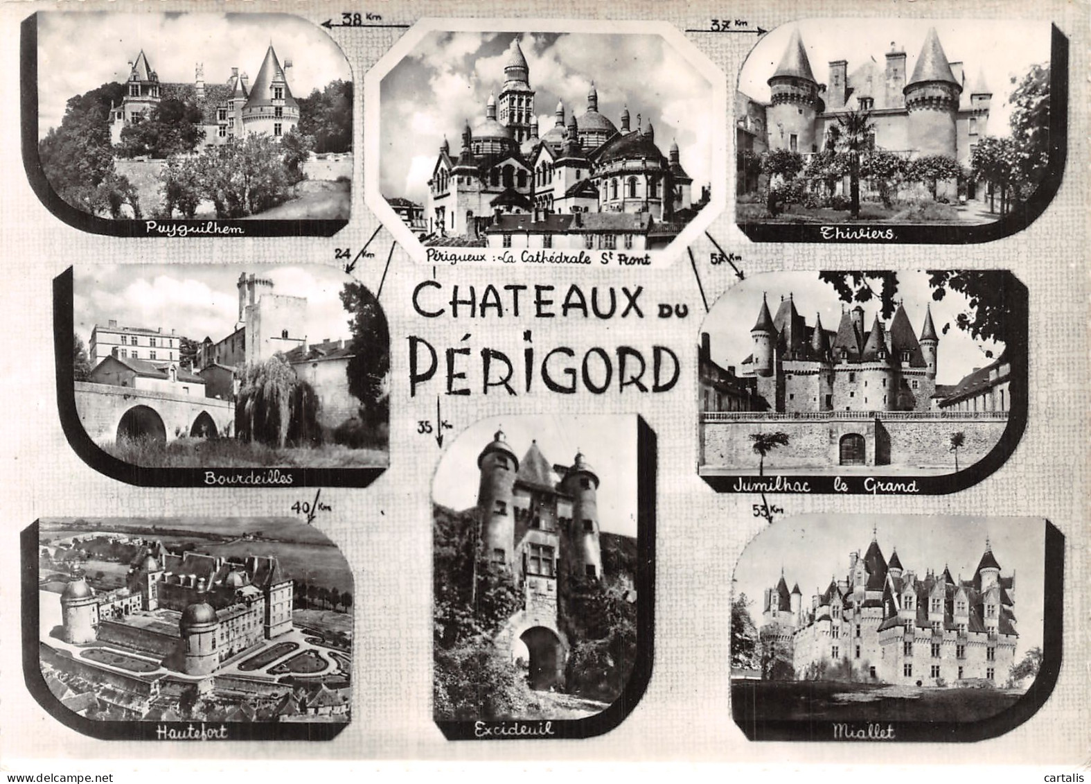 24-LES CHATEAUX DU PERIGORD-N° 4402-A/0379 - Autres & Non Classés