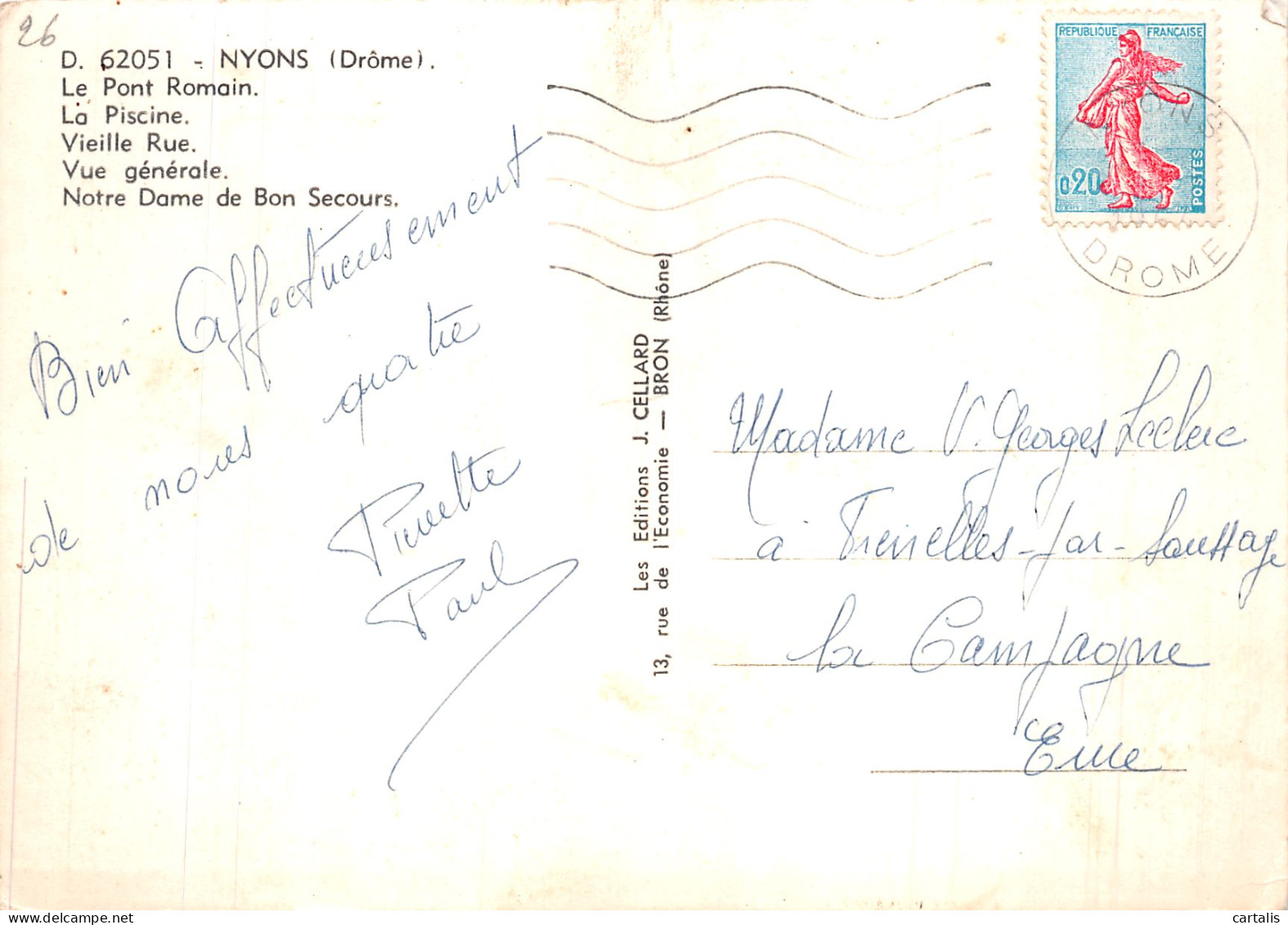 26-NYONS-N° 4402-D/0197 - Nyons