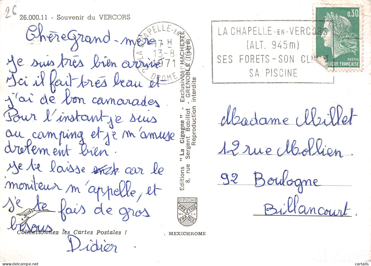 26-VERCORS-N° 4402-D/0215 - Autres & Non Classés