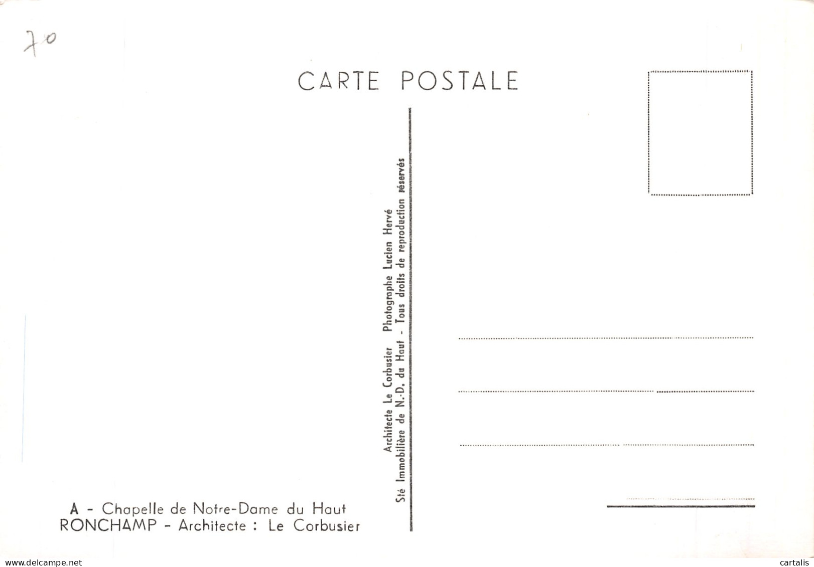 70-RONCHAMP NOTRE DAME DU HAUT-N° 4402-D/0087 - Autres & Non Classés