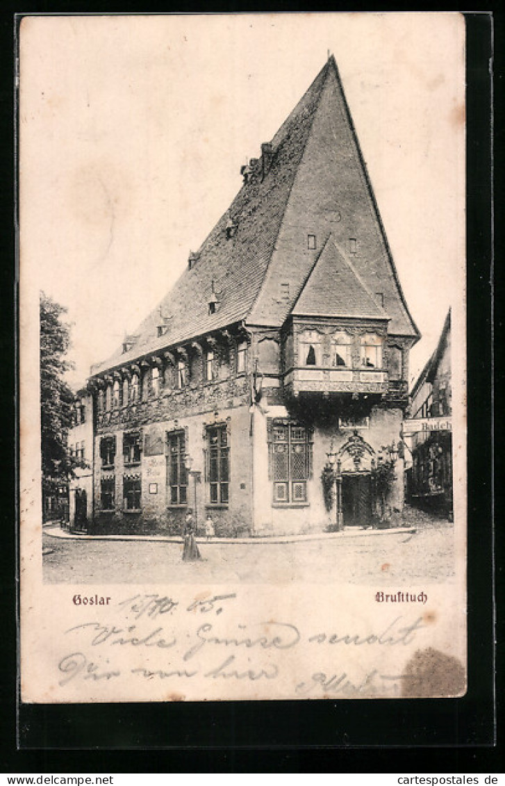 AK Goslar, Hotel-Restaurant Brusttuch, Durchgang Zu Den Badehallen  - Goslar