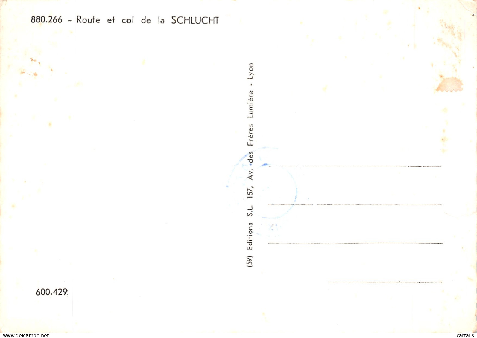 88-ROUTE ET COL DE LA SCHLUCHT-N° 4403-C/0335 - Autres & Non Classés