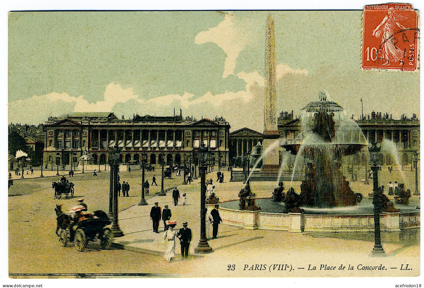 Paris - La Place De La Concorde - Plazas
