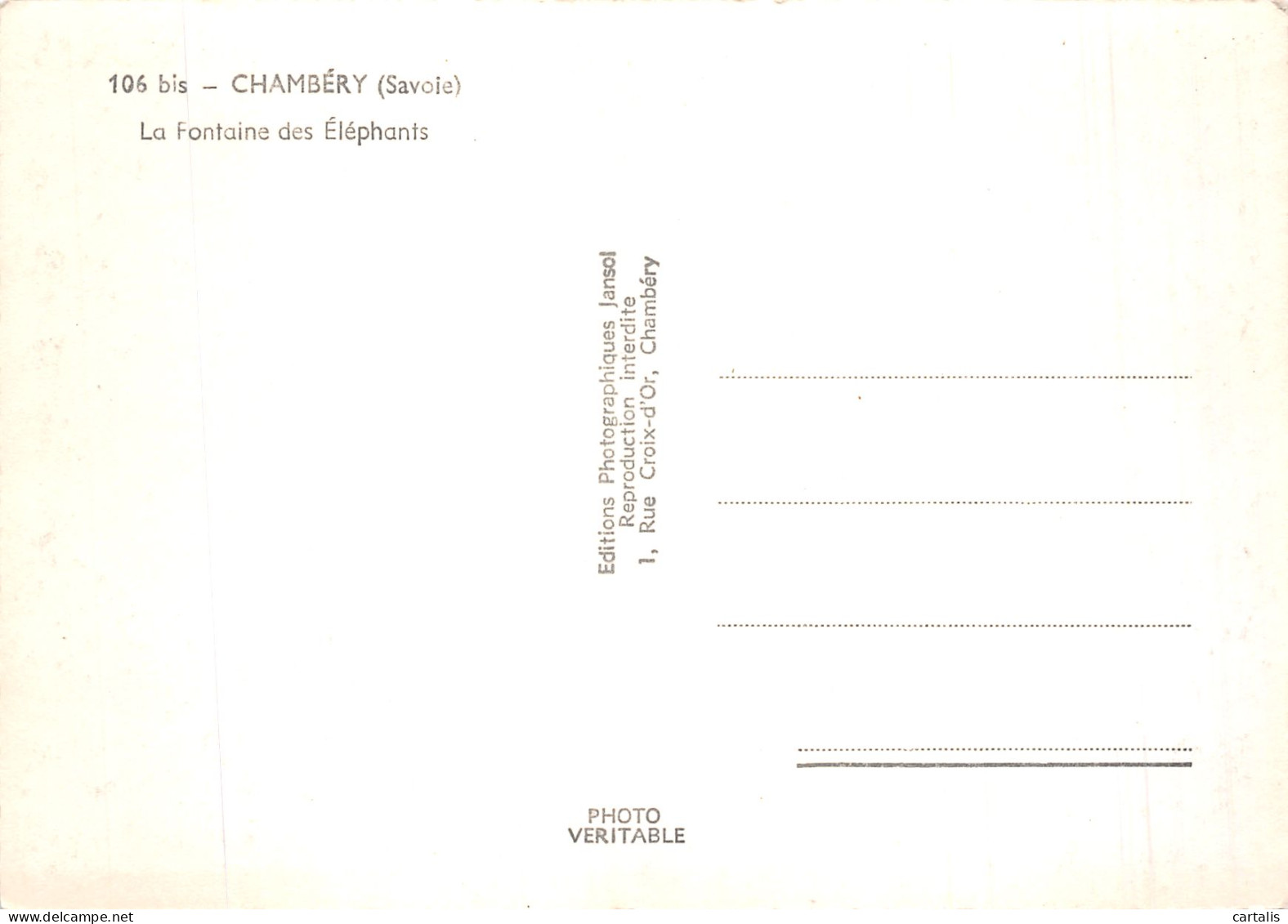 73-CHAMBERY-N° 4403-B/0377 - Chambery
