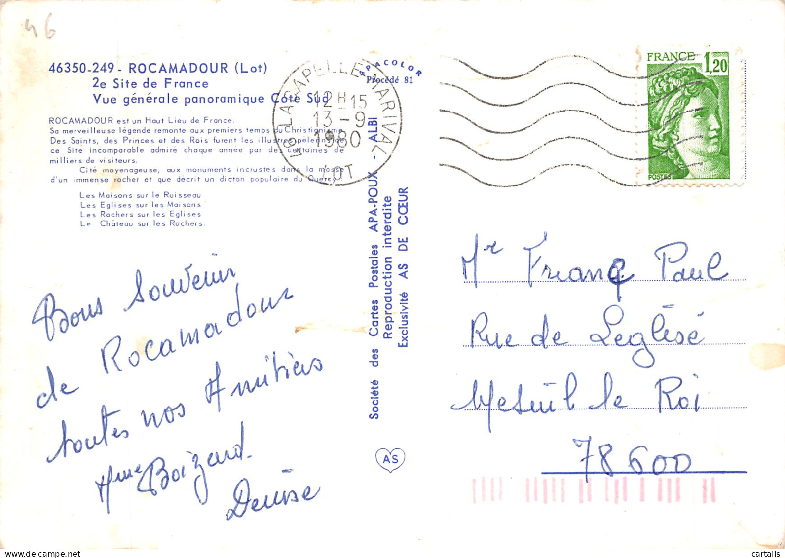 46-ROCAMADOUR-N° 4403-B/0009 - Rocamadour