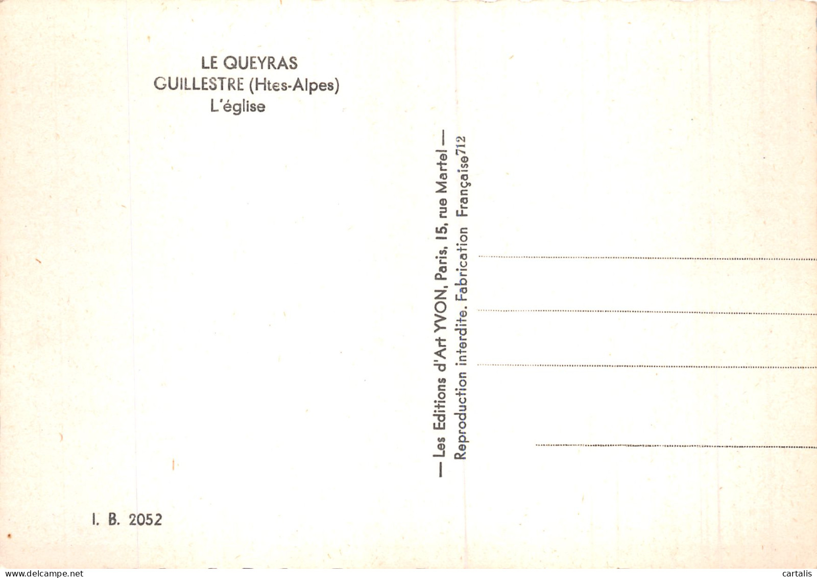 05-GUILLESTRE-N° 4403-A/0257 - Guillestre
