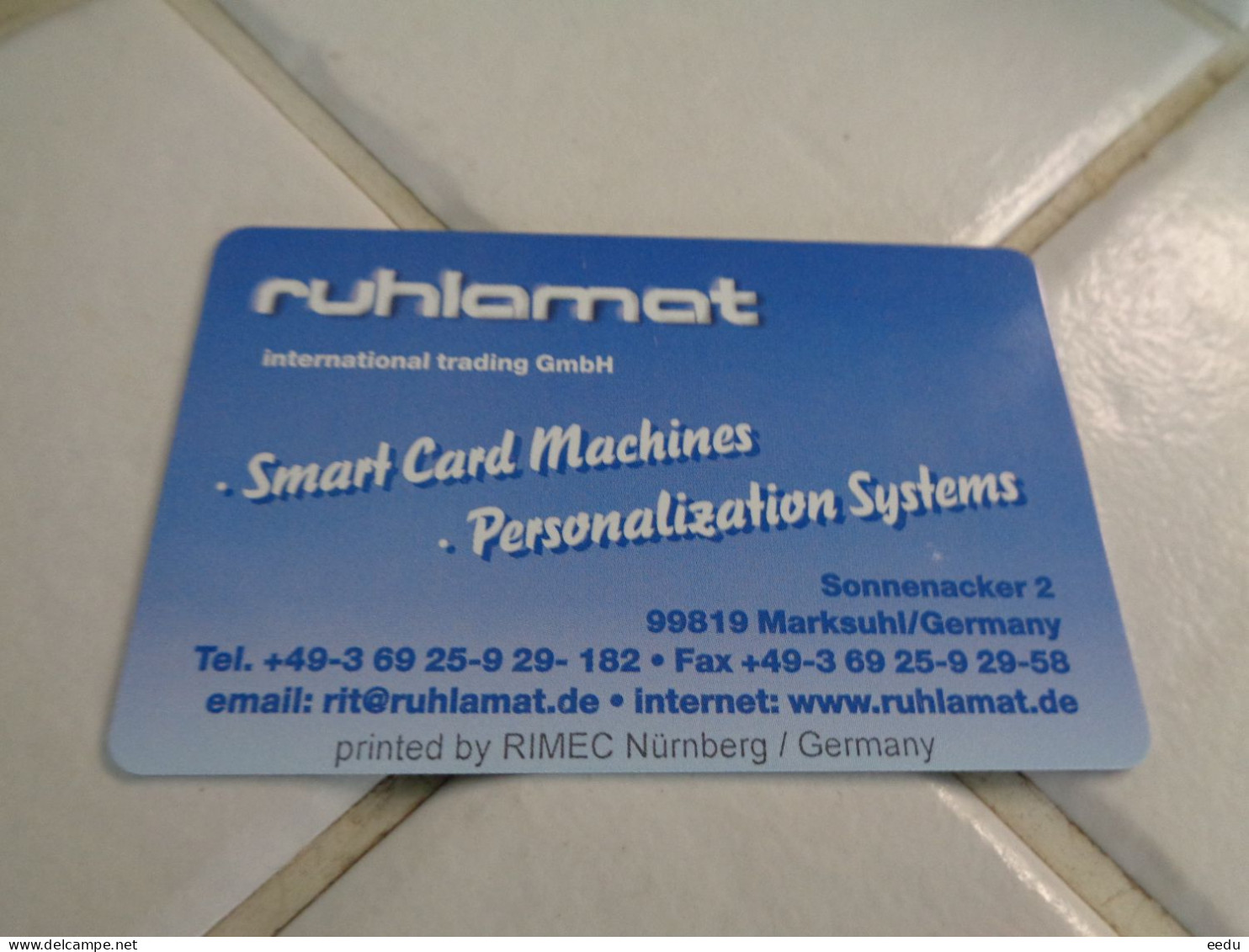 Demo Phonecard - Other - Europe