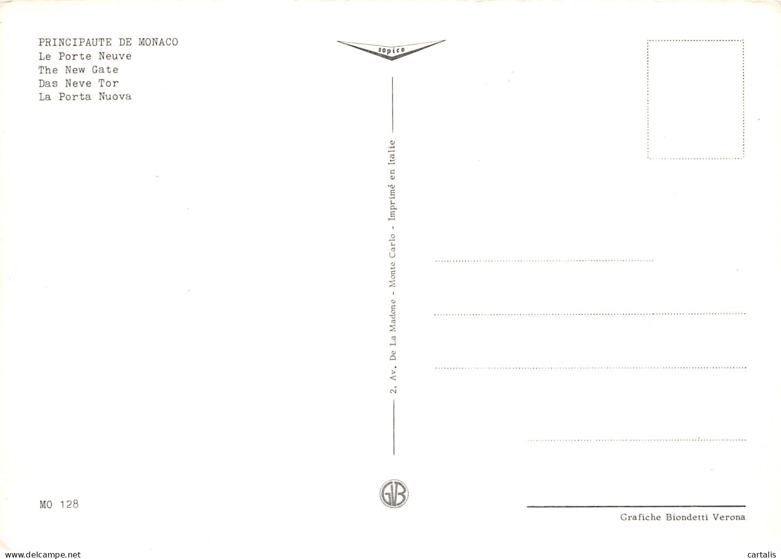 98-MONACO-N° 4403-D/0269 - Other & Unclassified