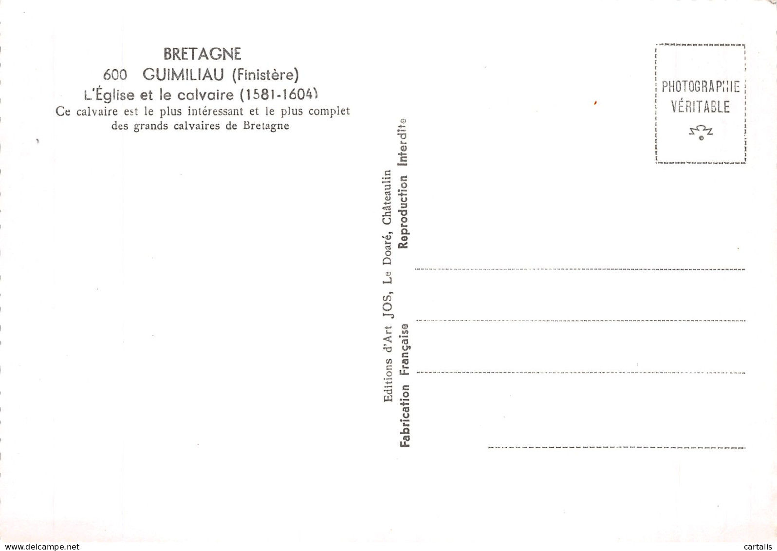 29-GUIMILIAU-N° 4403-D/0169 - Guimiliau