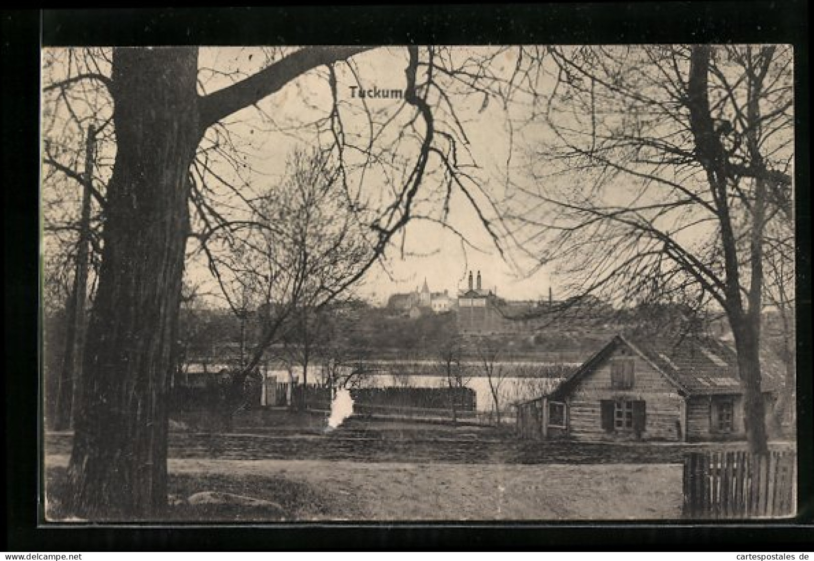 AK Tuckum, Ortsansicht Aus Der Ferne  - Latvia