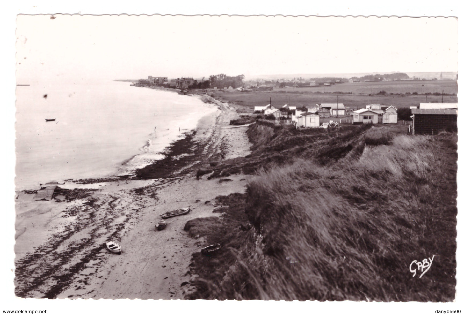 SAINT COME DE FRESNE Les Cabines De Plage (carte Photo) - Andere & Zonder Classificatie