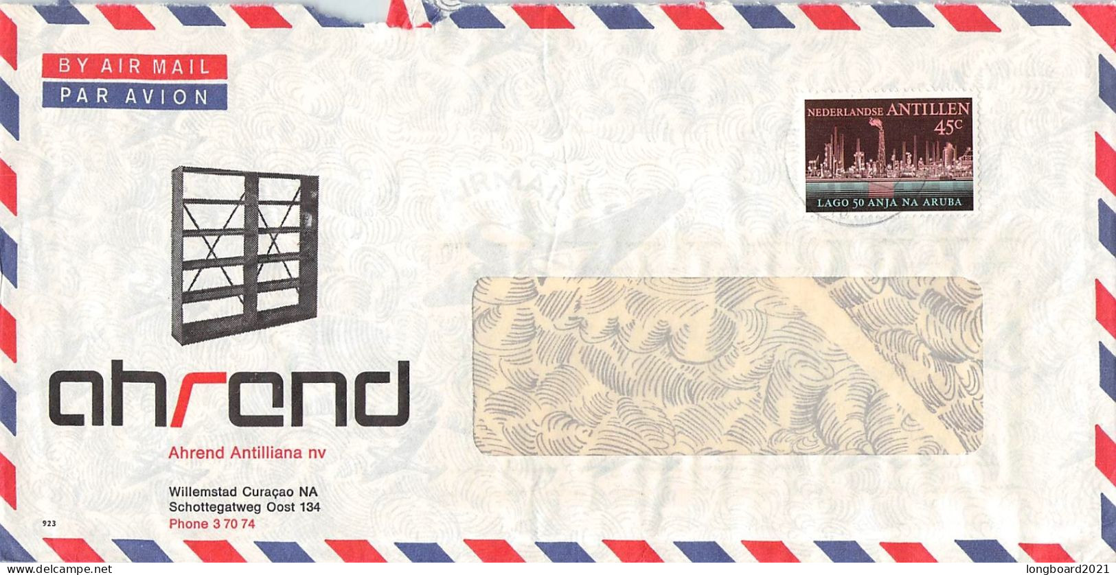 NETHERL. ANTILLES - AIRMAIL 1973 - WIEN/AT / 6309 - Curacao, Netherlands Antilles, Aruba