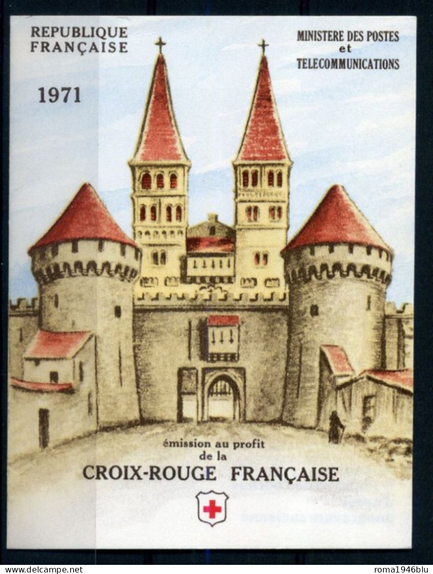 FRANCIA 1971 LIBRETTO PRO CROCE ROSSA ** MNH - Red Cross