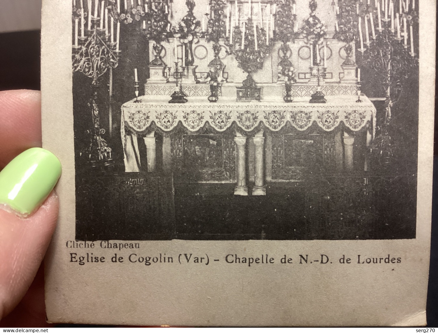 Cogolin L'autel De La Vierge à L"église Paroissiale église De Cogolin, Chapelle De Notre-Dame De Lourdes - Cogolin