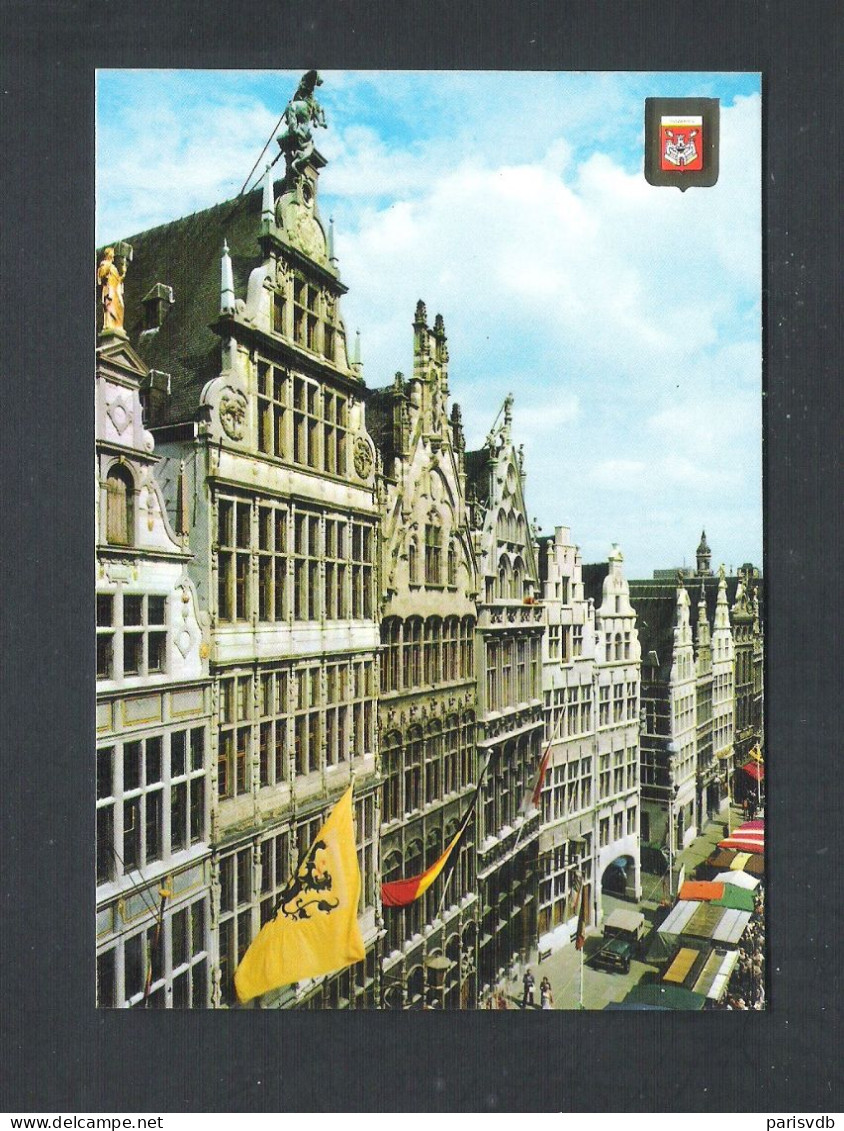 ANTWERPEN -  GROTE MARKT EN GILDEHUIZEN  (13.296) - Antwerpen