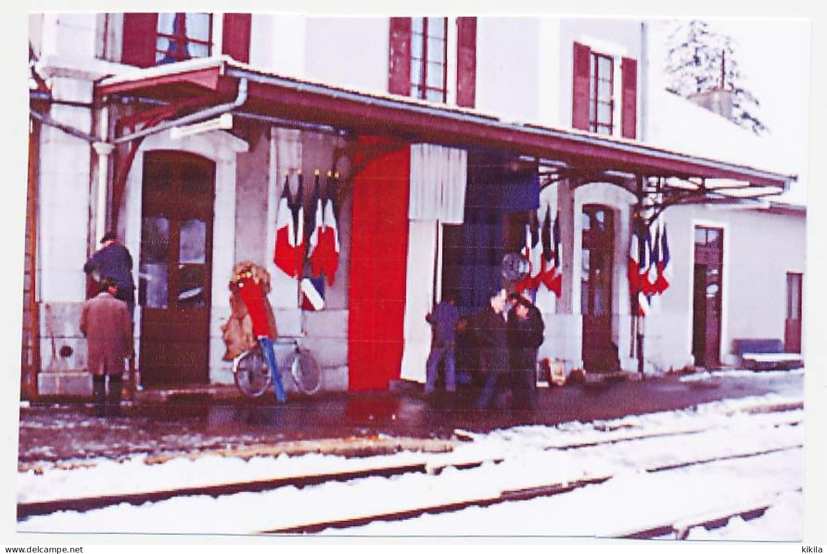 Photo Intérieur Gare De Rives Le 6 Février 1968  Passage De Charles De Gaulle,* Jeux Olympiques D'hiver De Grenoble 1968 - Uniformes Recordatorios & Misc