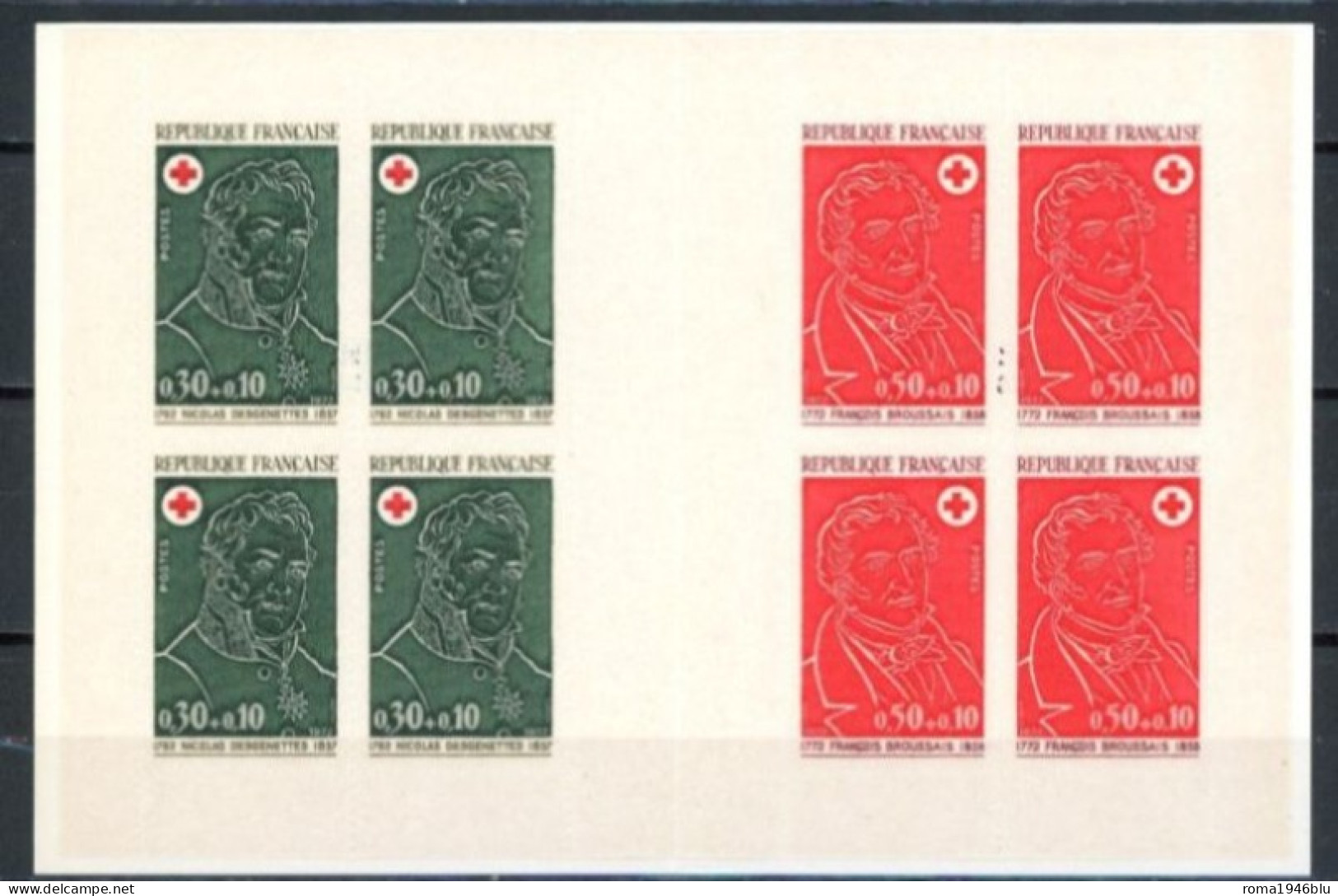 FRANCIA 1972 LIBRETTO PRO CROCE ROSSA ** MNH - Rotes Kreuz