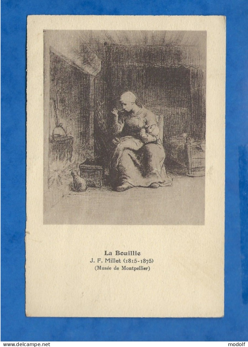 CPA - Arts - Tableaux - La Bouillie - J. F. Millet (1815-1875) - Musée De Montpellier - Non Circulée - Pintura & Cuadros