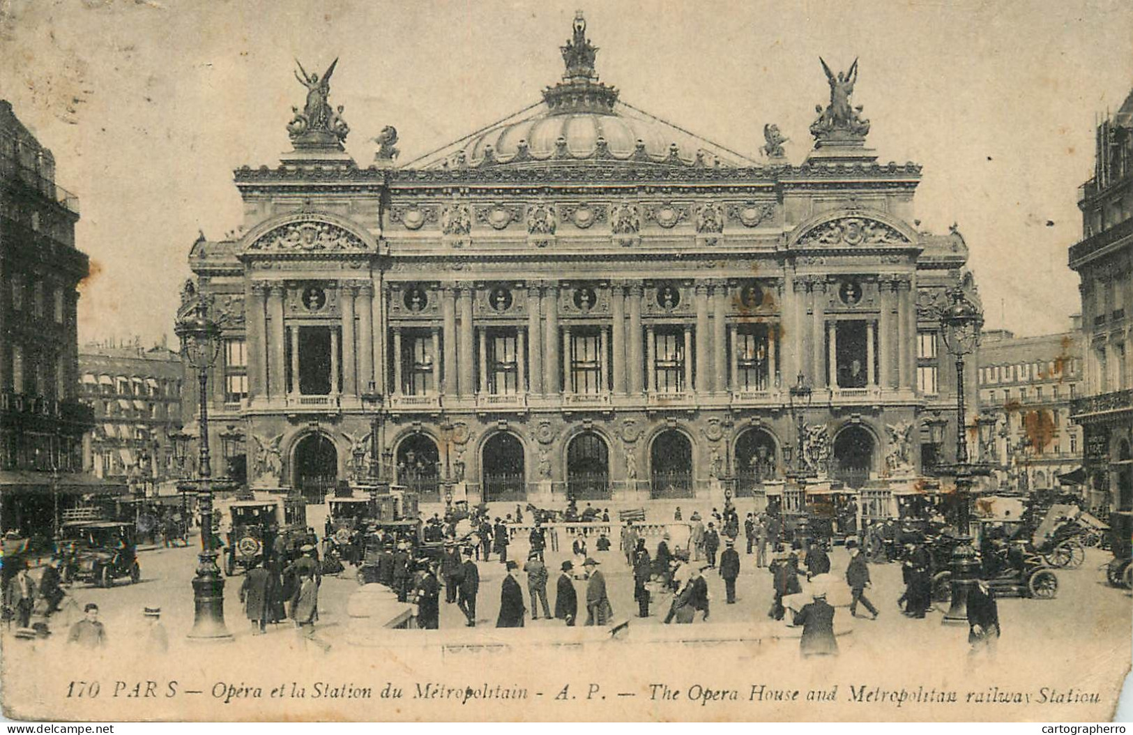 France Cpa Paris Opera - Autres Monuments, édifices