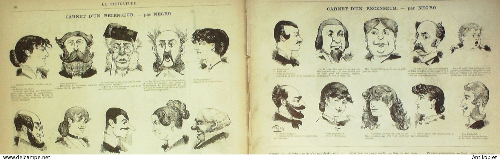 La Caricature 1882 N°106 Institution De Ste-Catherine Robida Vie Dnas Les Brasseires Bach Loys - Tijdschriften - Voor 1900