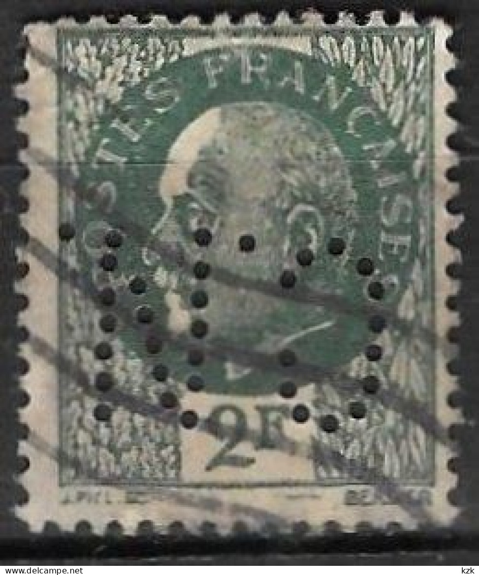 958	N°	518	Perforé	-	CN 304	-	COMPTOIR NATIONAL D’ESCOMPTE - Used Stamps