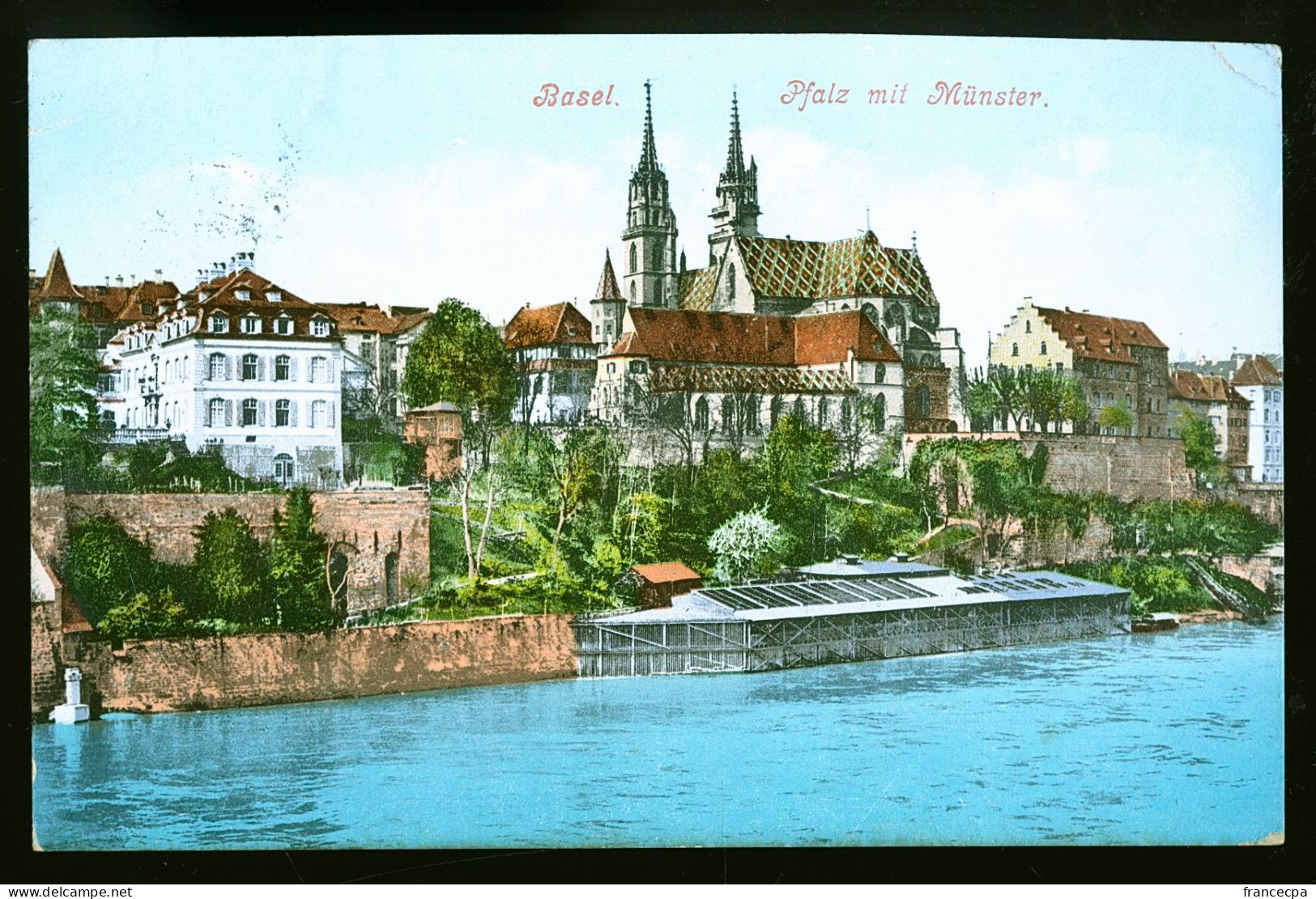 14454 - SUISSE - BASEL - Pfalz Mit Münster - Bâle