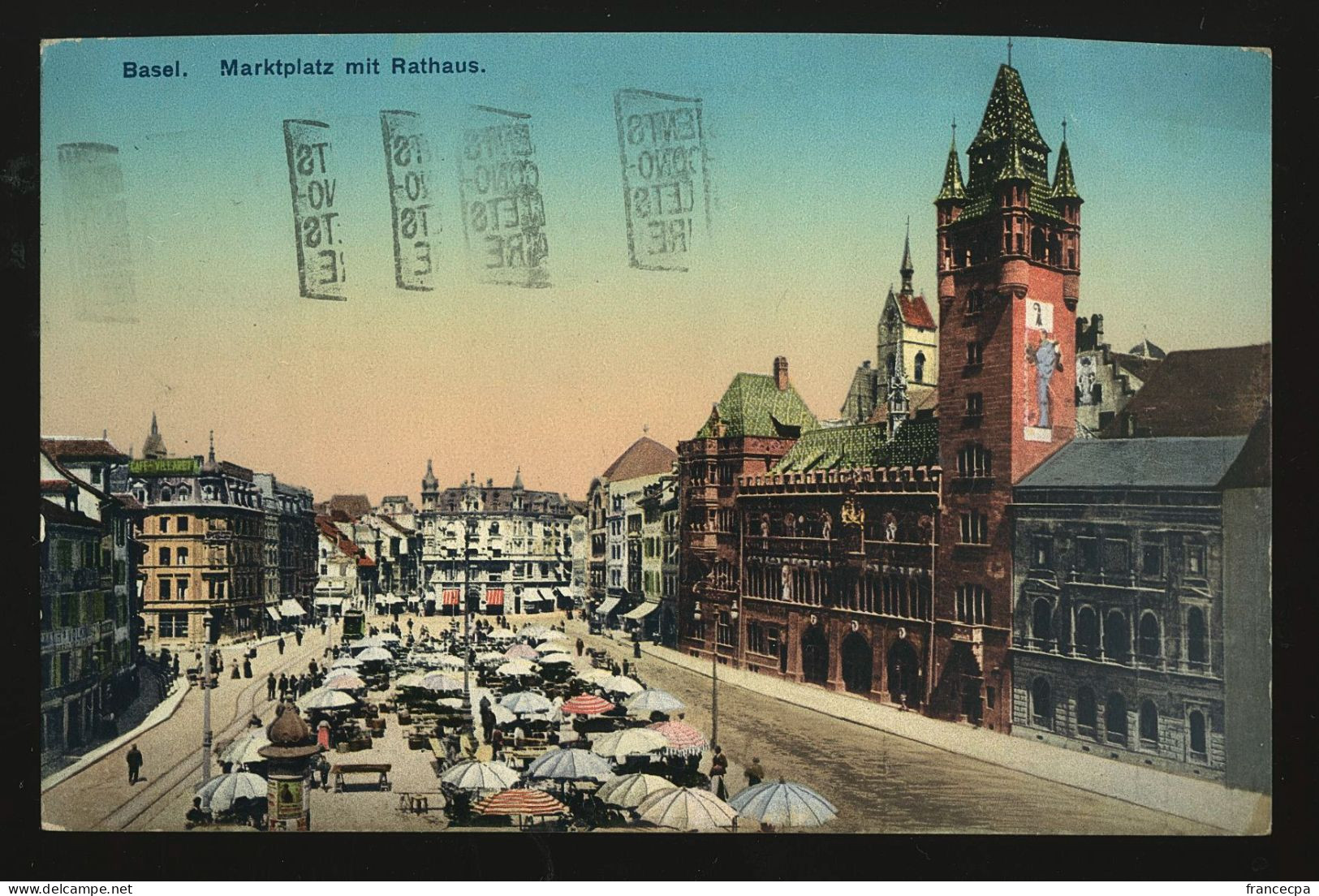 14455 - SUISSE - BASEL - Marktplatz Mit Rathaus - Bazel