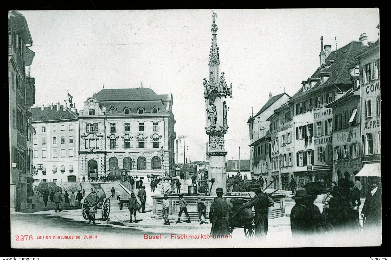 14456 - SUISSE - BASEL - Fischmarktbrunnen - Bâle