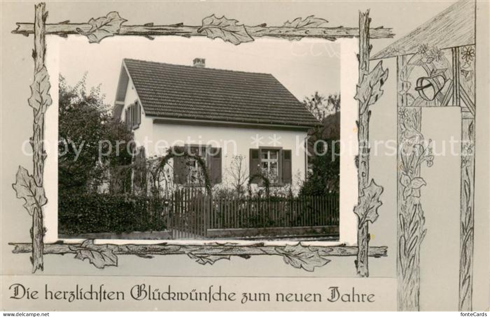 13850563 Arlesheim BL Wohnhaus Glueckwunschkarte  - Autres & Non Classés