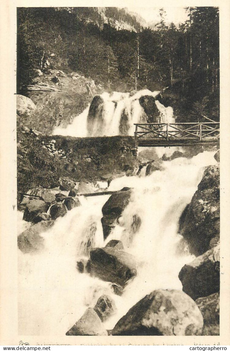 France Cpa Cauterets Waterfall - Cauterets