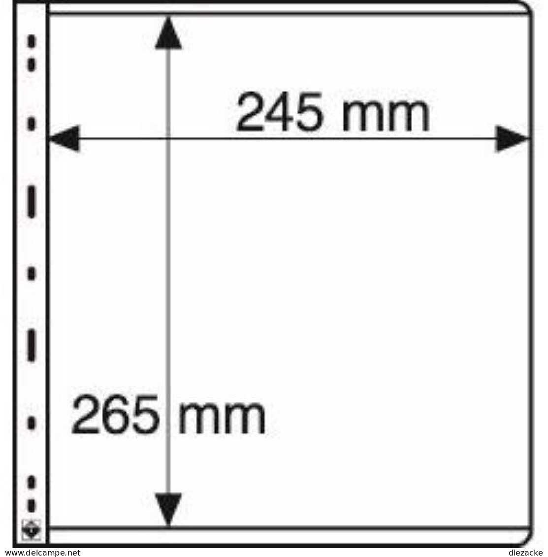 Leuchtturm Hüllen Schwarz ROYAL 1S (5er Pack) 304032 Neu ( - Altri & Non Classificati