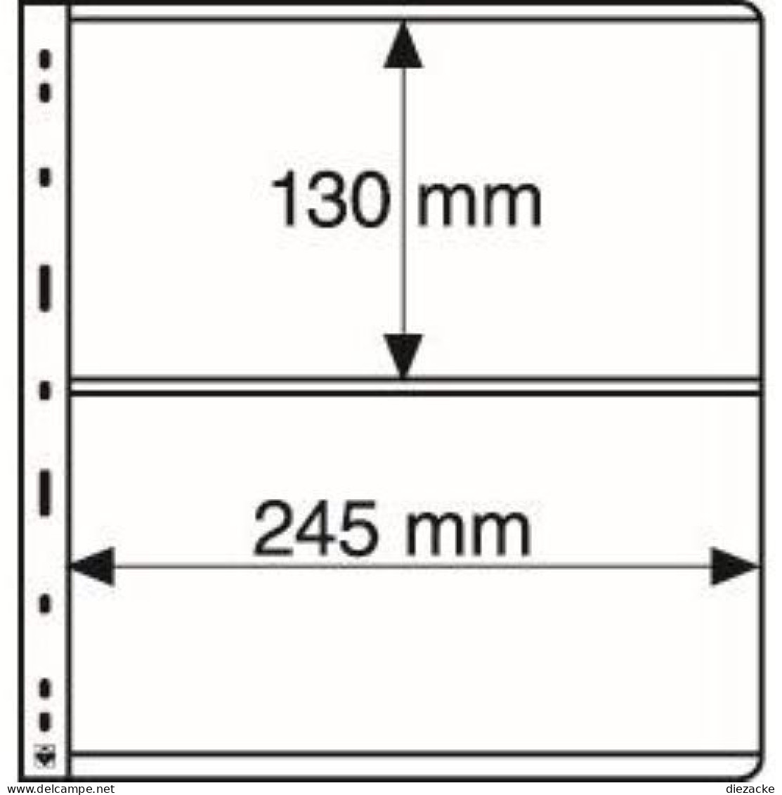 Leuchtturm Hüllen Schwarz ROYAL 2S (5er Pack) 308985 Neu ( - Other & Unclassified