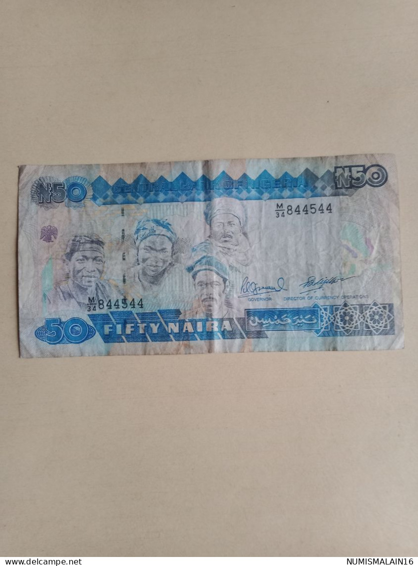 Nigeria - Billet De 50 Naira -844544 - Nigeria