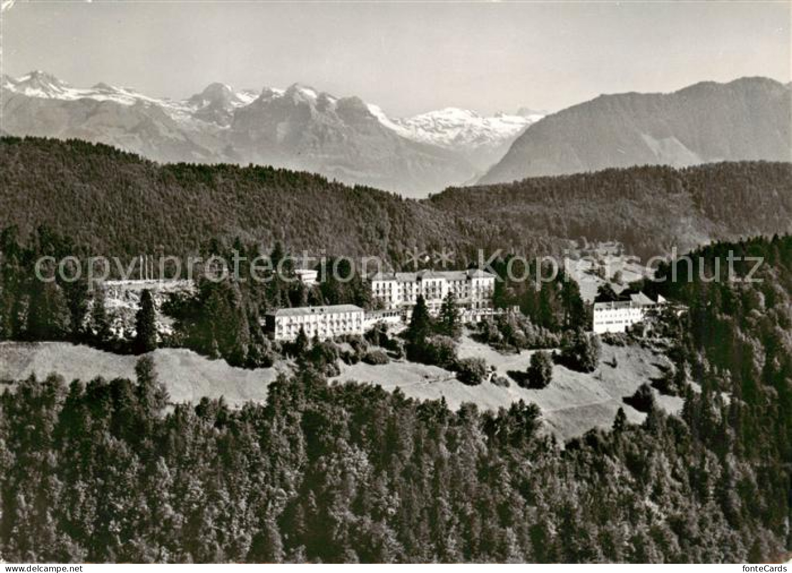 13844354 Buergenstock Vierwaldstaettersee Hotels Grand Hotel Fliegeraufnahme Bue - Andere & Zonder Classificatie