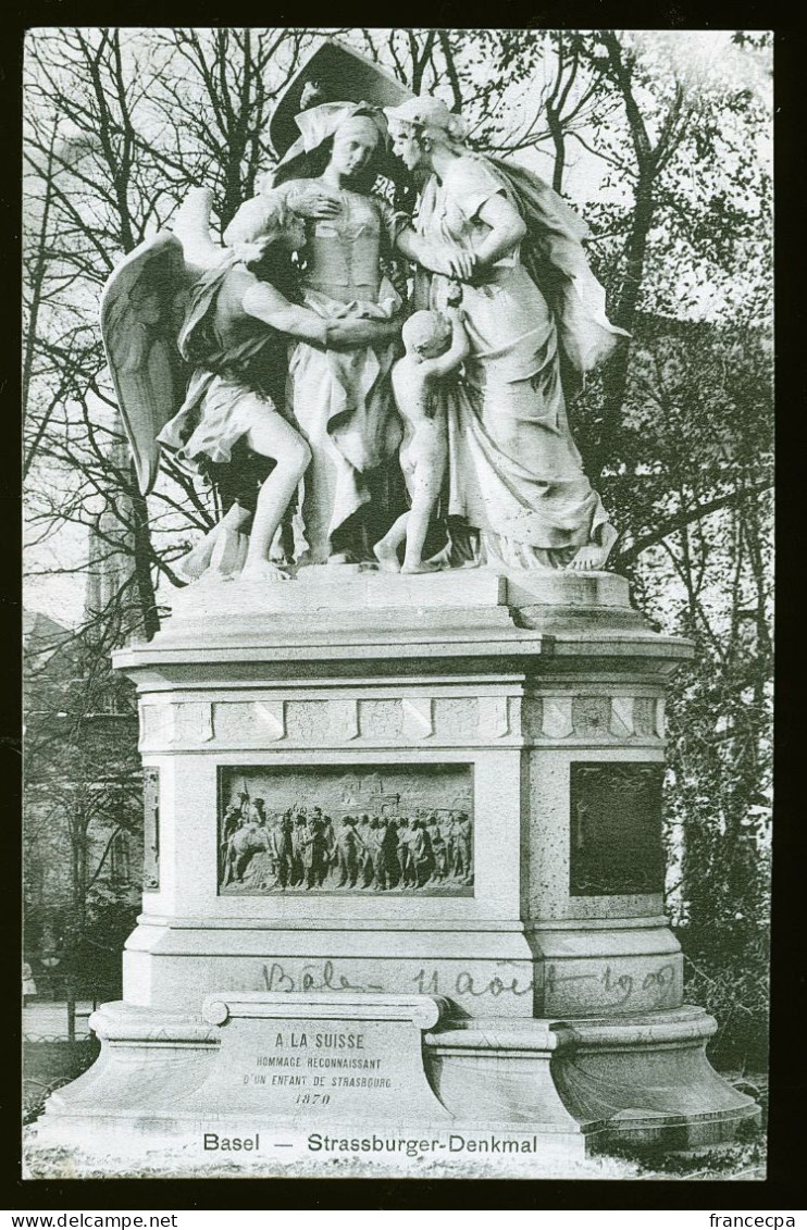 14465- SUISSE - BASEL - Strassburger-Denkmal - Bâle