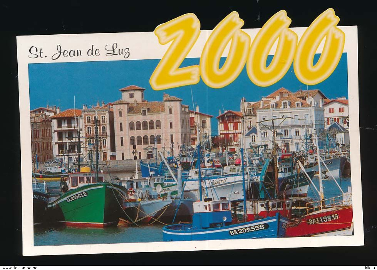 CPM 10.5 X 15 L'année 2000 à St JEAN De LUZ Pyrénées Atlantiques Le Port Et La Maison De L'infante - Saint Jean De Luz